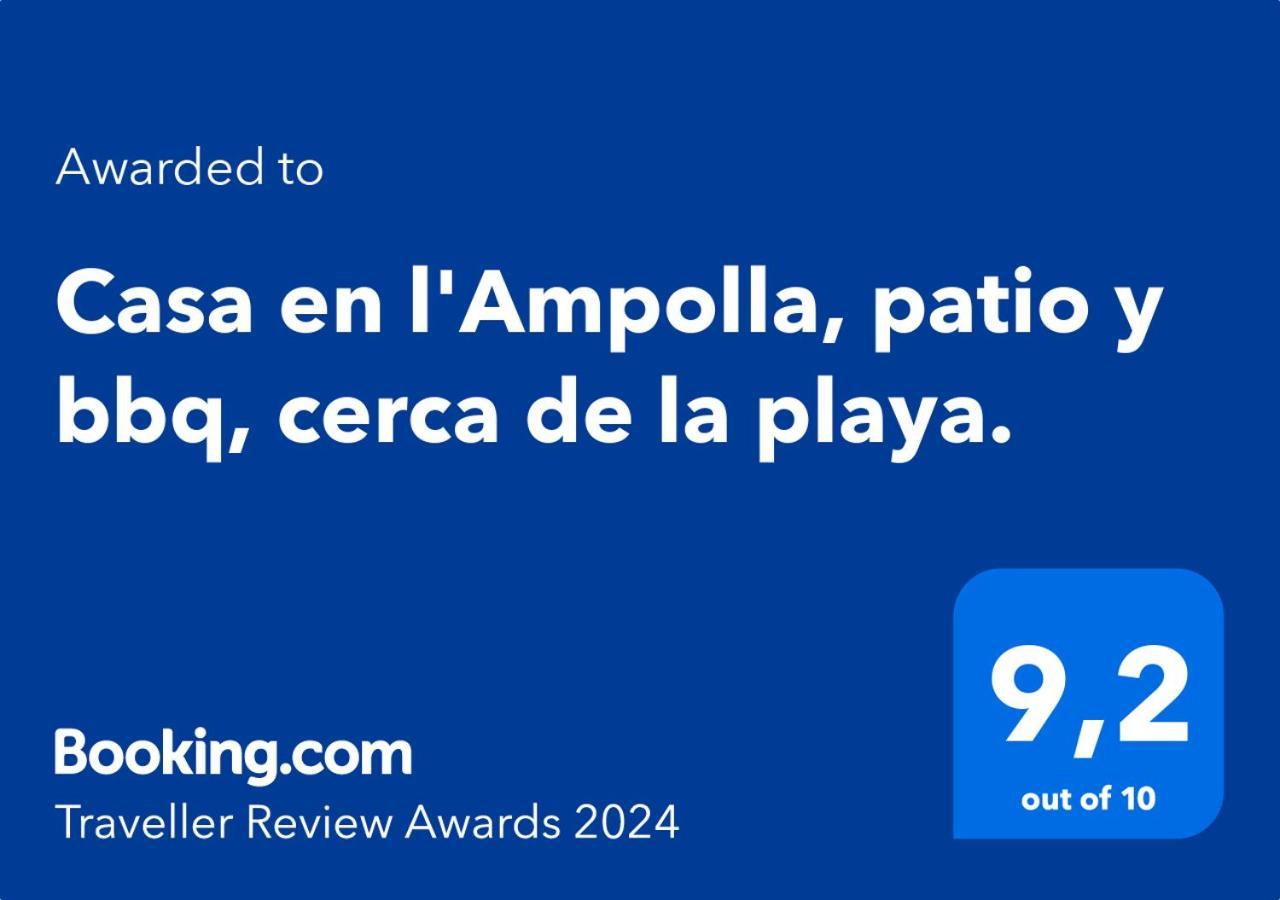Casa En L'Ampolla, Patio Y Bbq, Cerca De La Playa, Pet Friendly 빌라 외부 사진